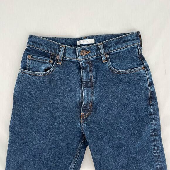 MOUSSY Blue Jeans MVS Skinny Zip Fly Indigo Dark Wash Denim Style 010EAC12-2500 - Picture 3 of 15